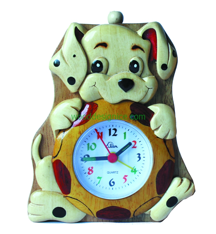 Wooden Clock Alarm CLK001