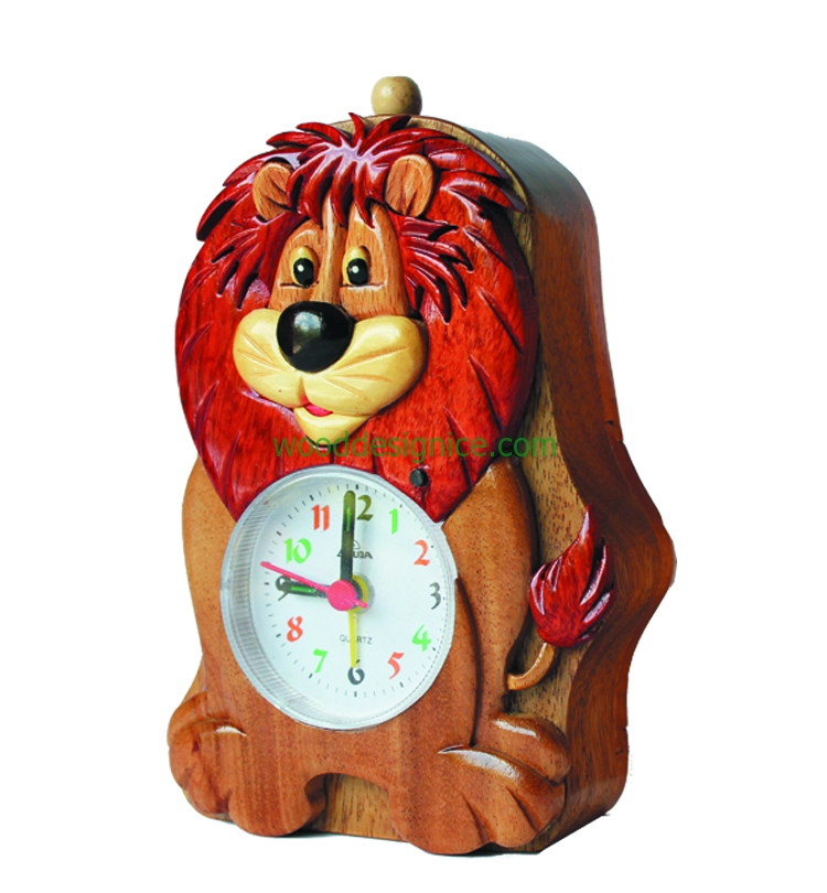 Wooden Clock Alarm CLK002